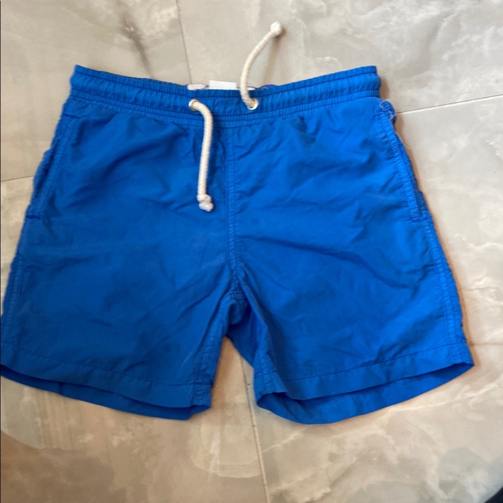 Royal Blue Swim Trunks with Adjustable Waist and Classic Fit